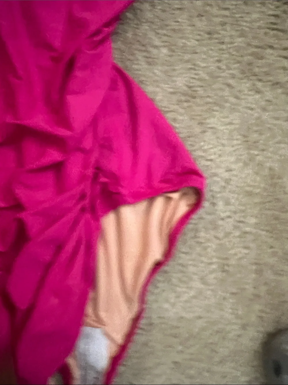 J. Crew Woman's Hot Pink Strapless One-Piece Bodysuit